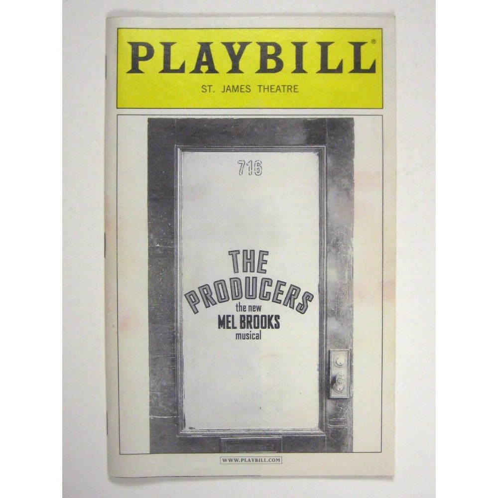 The Producers Mel Brooks Playbill 2003 Don Stephenson Fred Applegate Musgrave